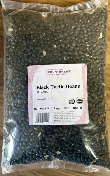Haricots noirs tortue biologiques - Légumineuses de qualité supérieure