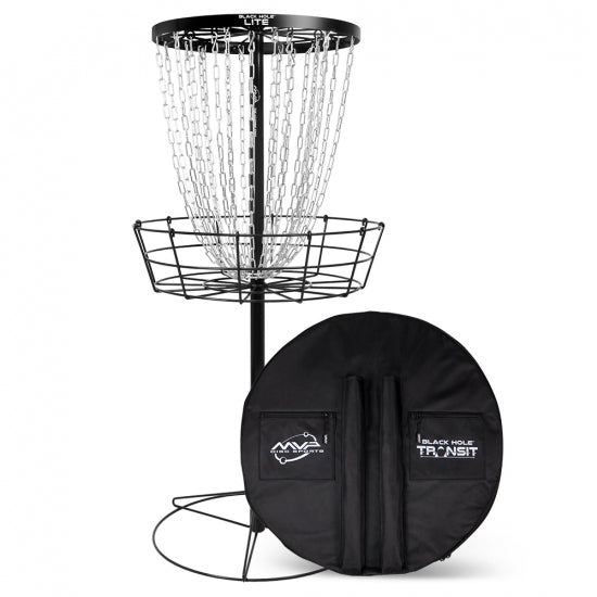 MVP Black Hole Lite Disc Golf Basket with Transit Bag