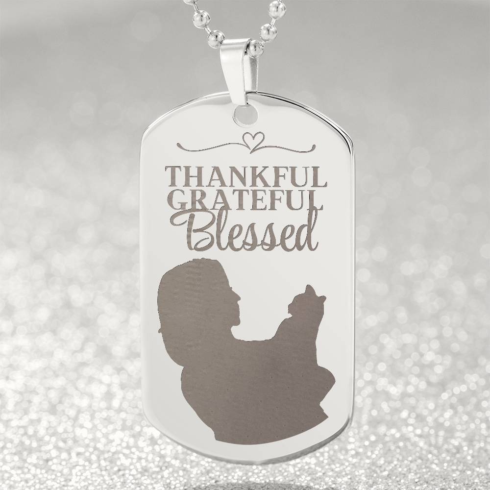 Charming Cat Lady Engraved Pendant Necklace - Korvel