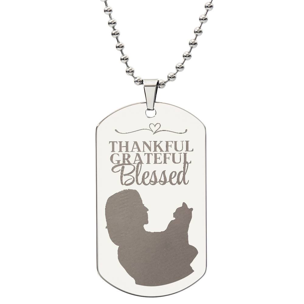 Charming Cat Lady Engraved Pendant Necklace - Korvel