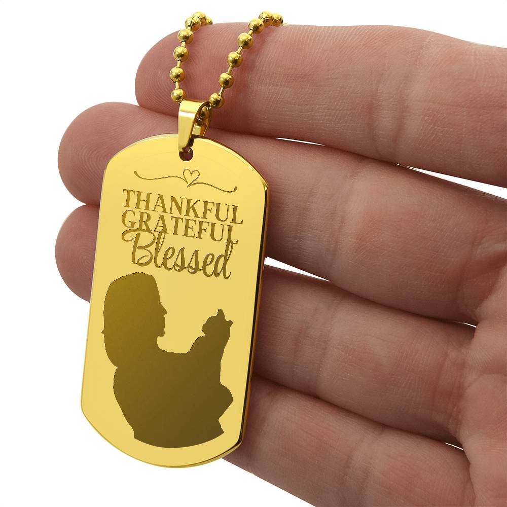 Charming Cat Lady Engraved Pendant Necklace - Korvel
