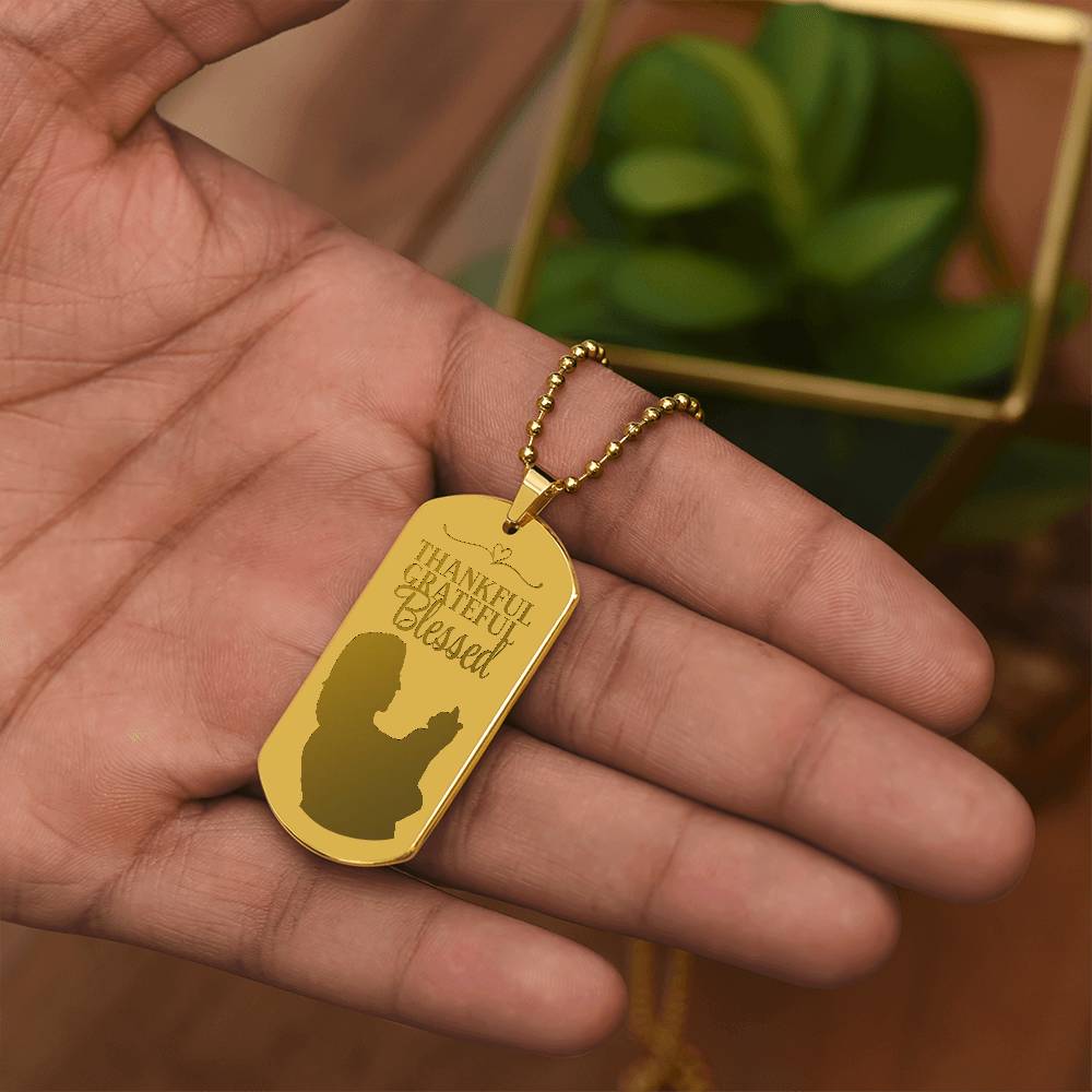 Charming Cat Lady Engraved Pendant Necklace - Korvel