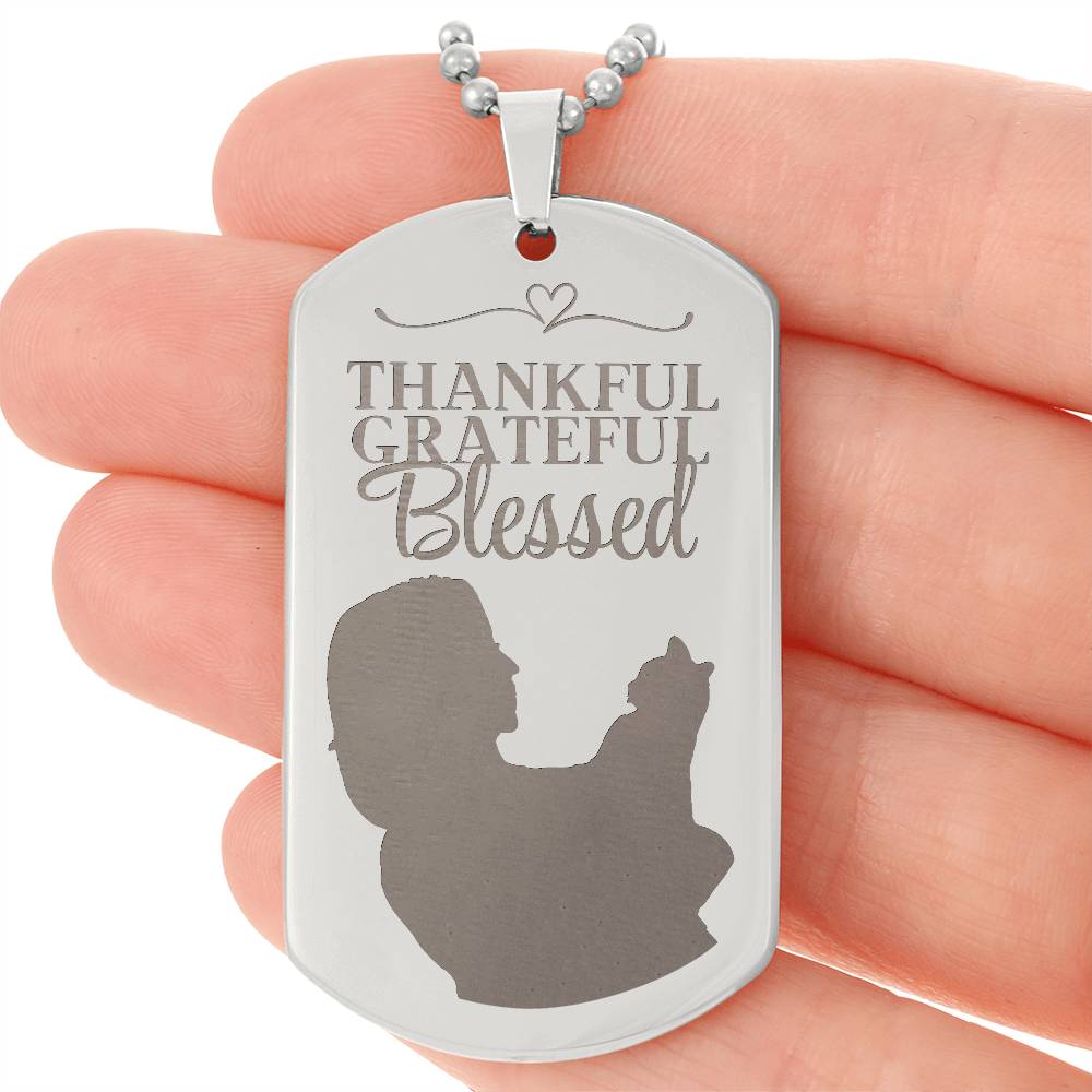 Charming Cat Lady Engraved Pendant Necklace - Korvel