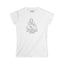 Camiseta Softstyle Inspiracional para Amantes de Gatos Blessing