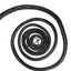 KBS Knives Store Handmade Leather Bullwhip - Premium Quality (4ft to 16ft, Snake Black) - Korvel
