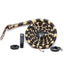 Authentic Indiana Jones Bullwhip – Premium Yellow & Black Leather (4ft–16ft) - Korvel