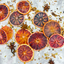 Tranches d'orange sanguine déshydratées pour bar et décoration