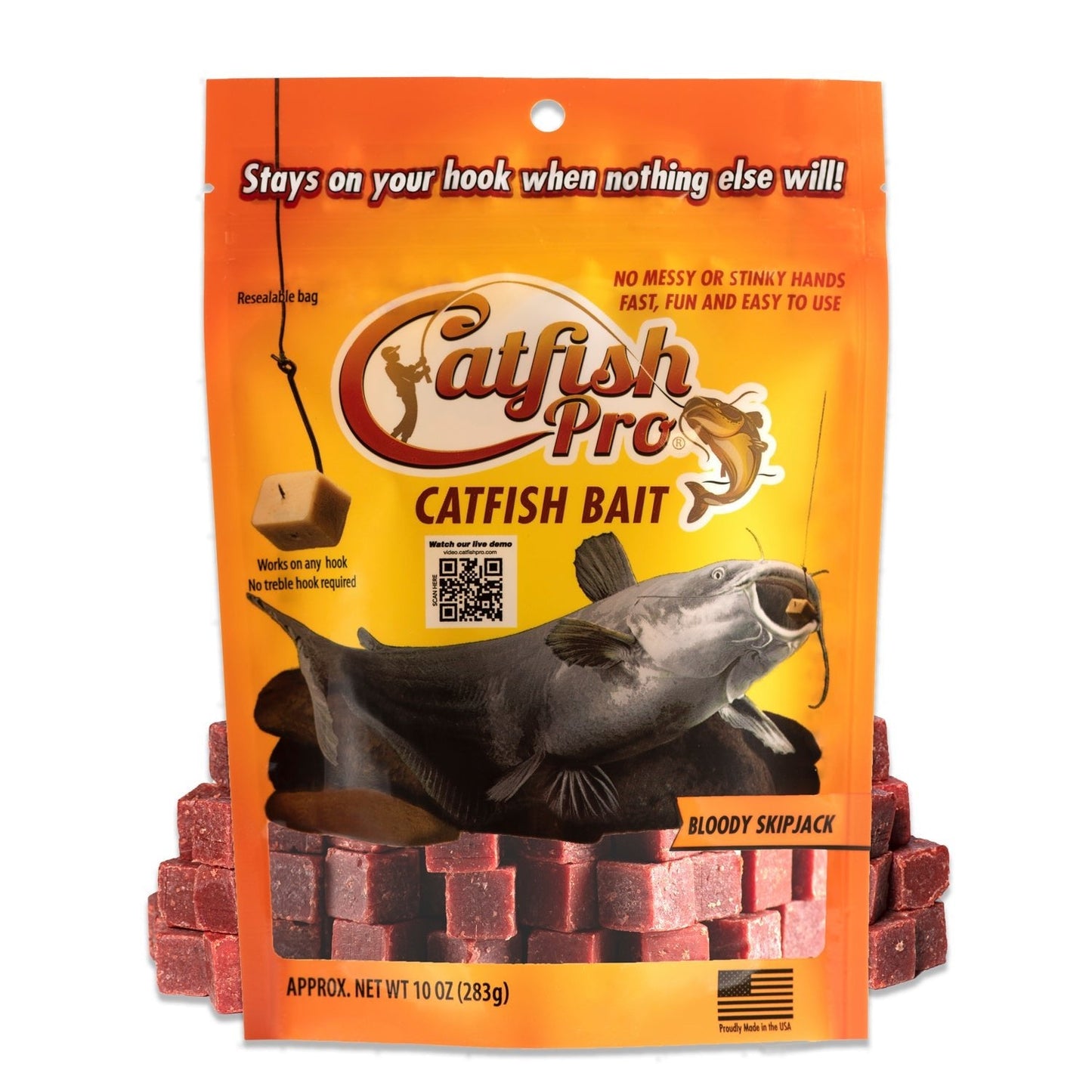 Ultimate Bloody Skipjack Catfish Bait - Korvel