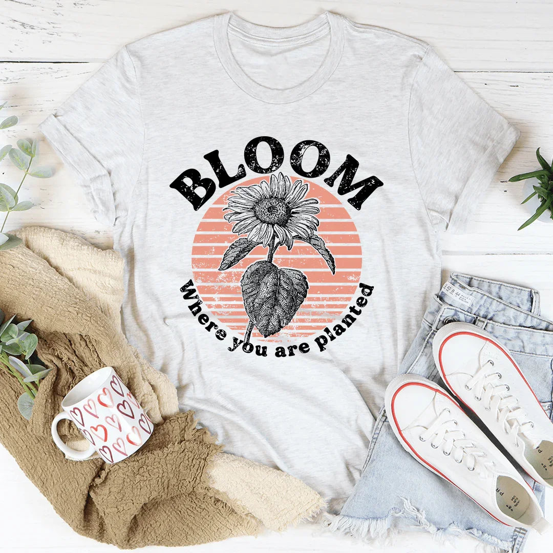 Bloom Where You Are Planted Tee - Korvel