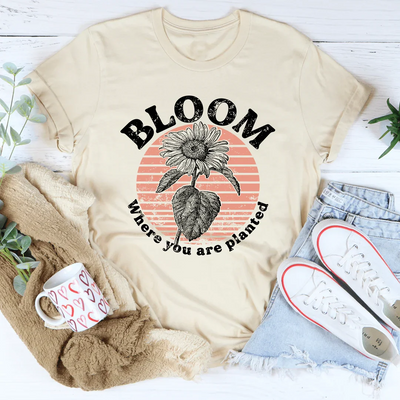 Bloom Where You Are Planted Tee - Korvel