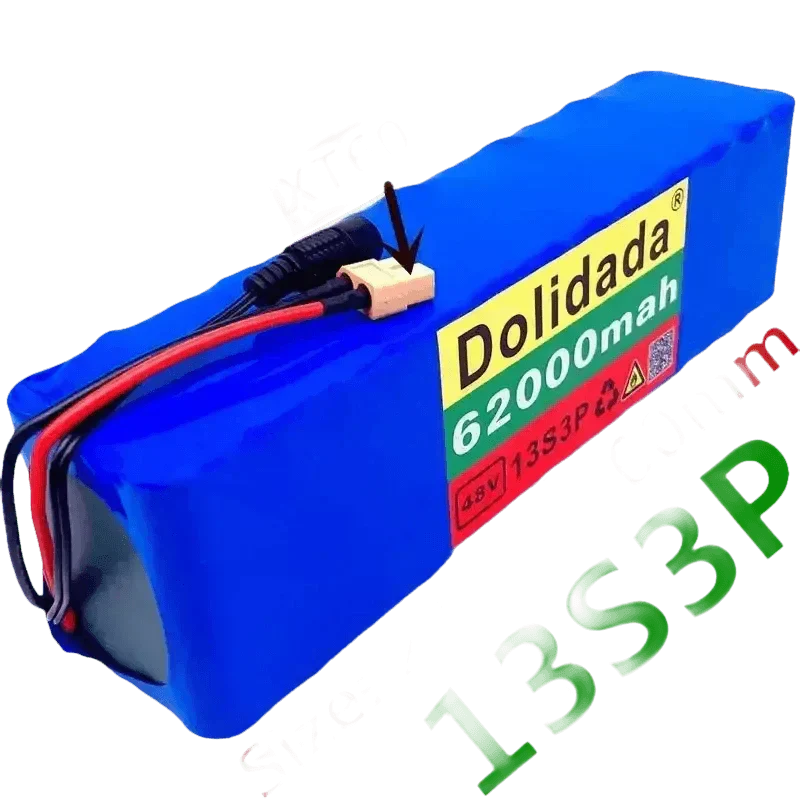 Batterie Lithium 48V 62Ah Pack 1000W 13S3P