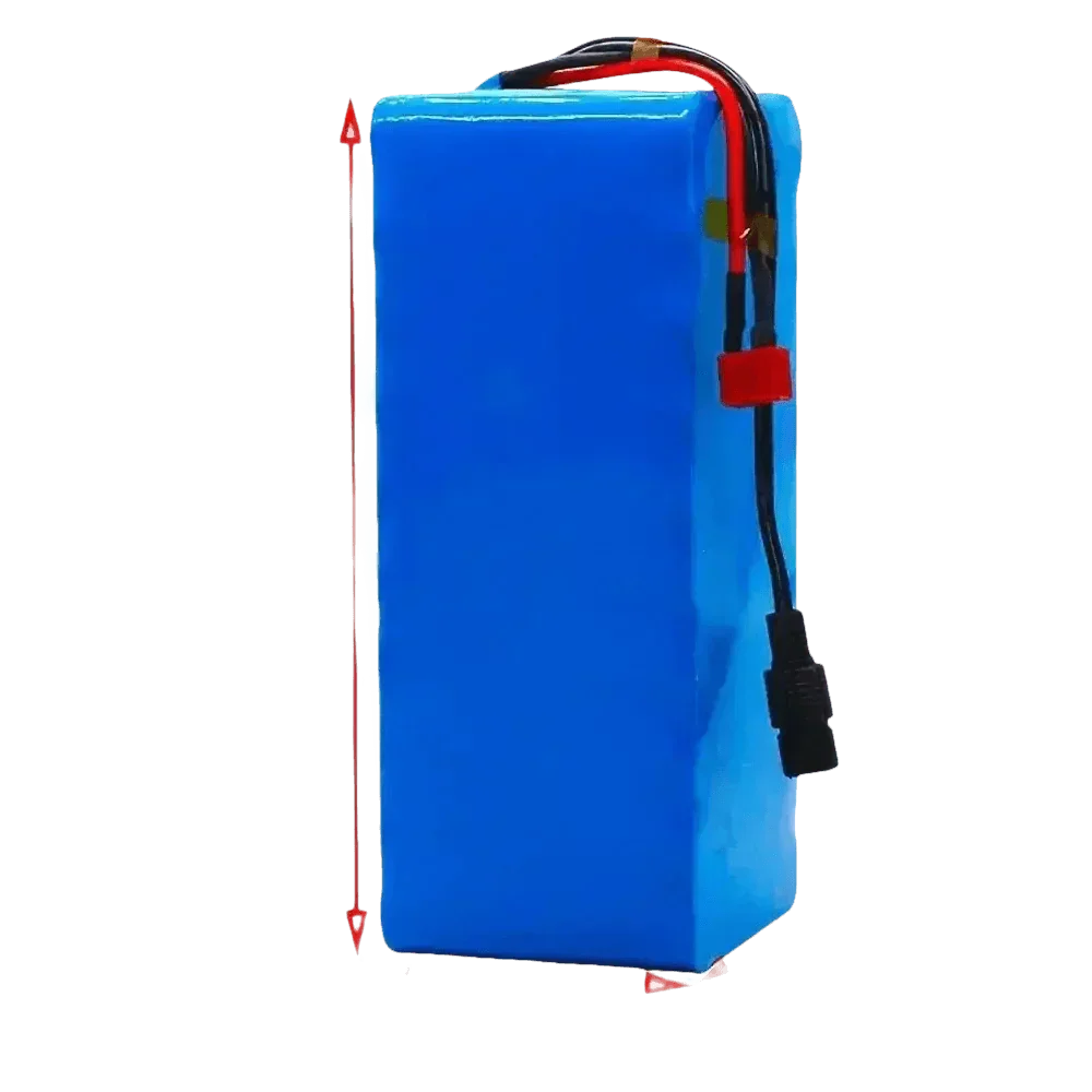Paquete de batería de iones de litio Blue de 48V 90Ah con cargador