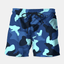 Pantalones Cortos Jogger de Camuflaje Azul Marino
