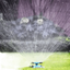 Blue Rotating Garden Sprinklers for Effortless Watering