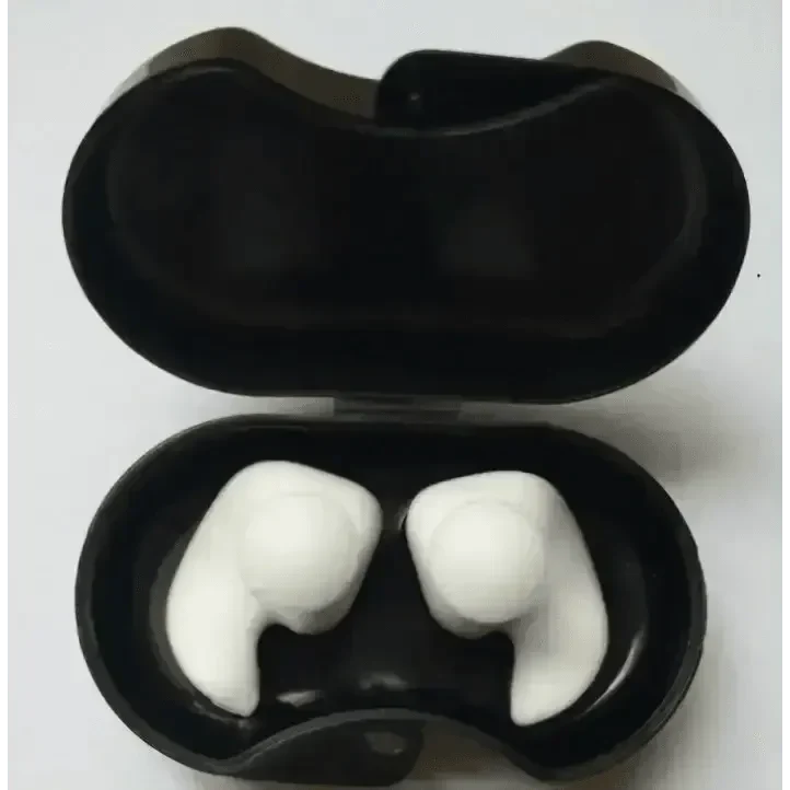 Blue Silicone Water Sports Earplugs - Hypoallergenic Comfort