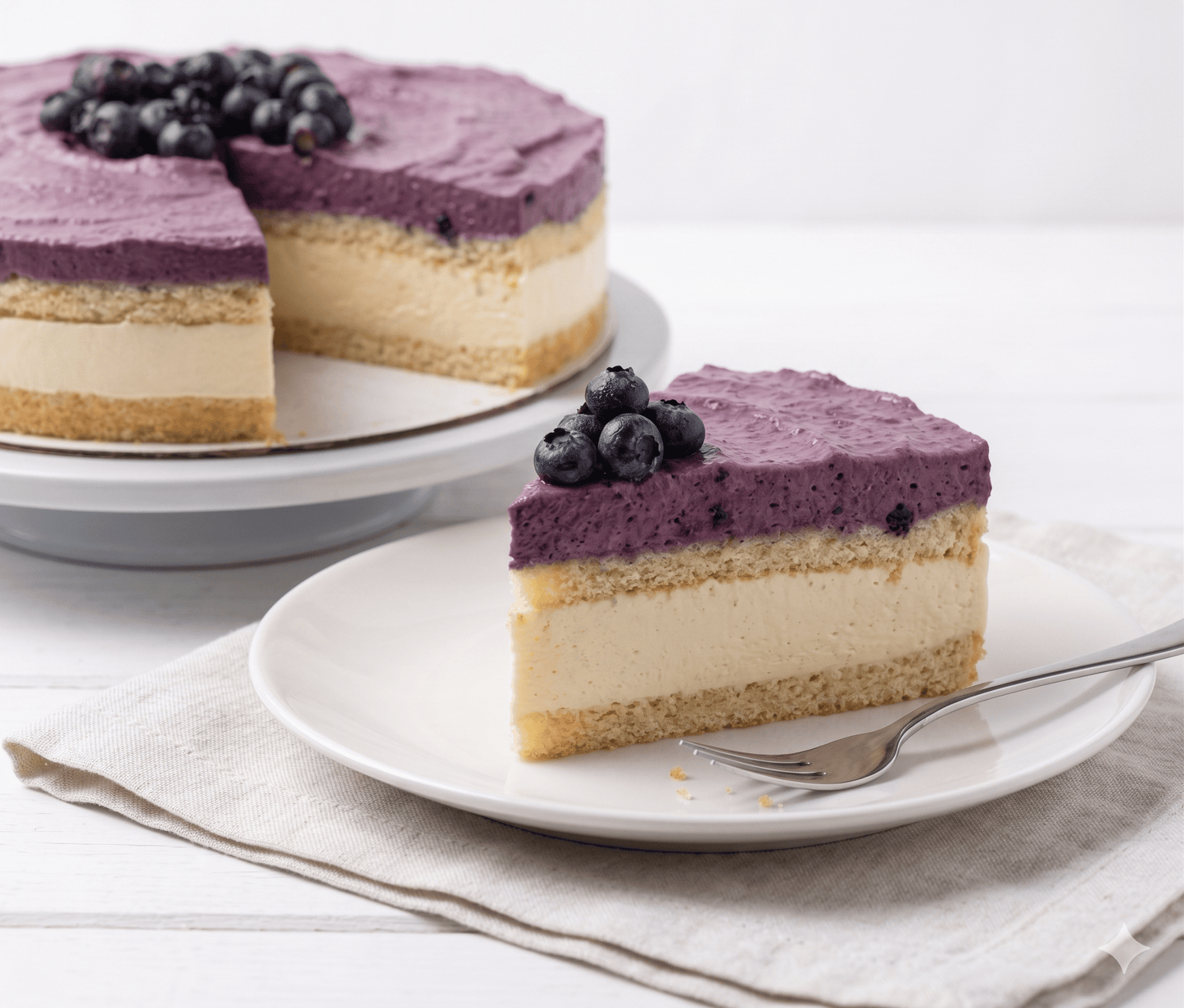 Pastel de Mousse de Limón y Arándano Sin Azúcar Andy Anand, 2.6 lb