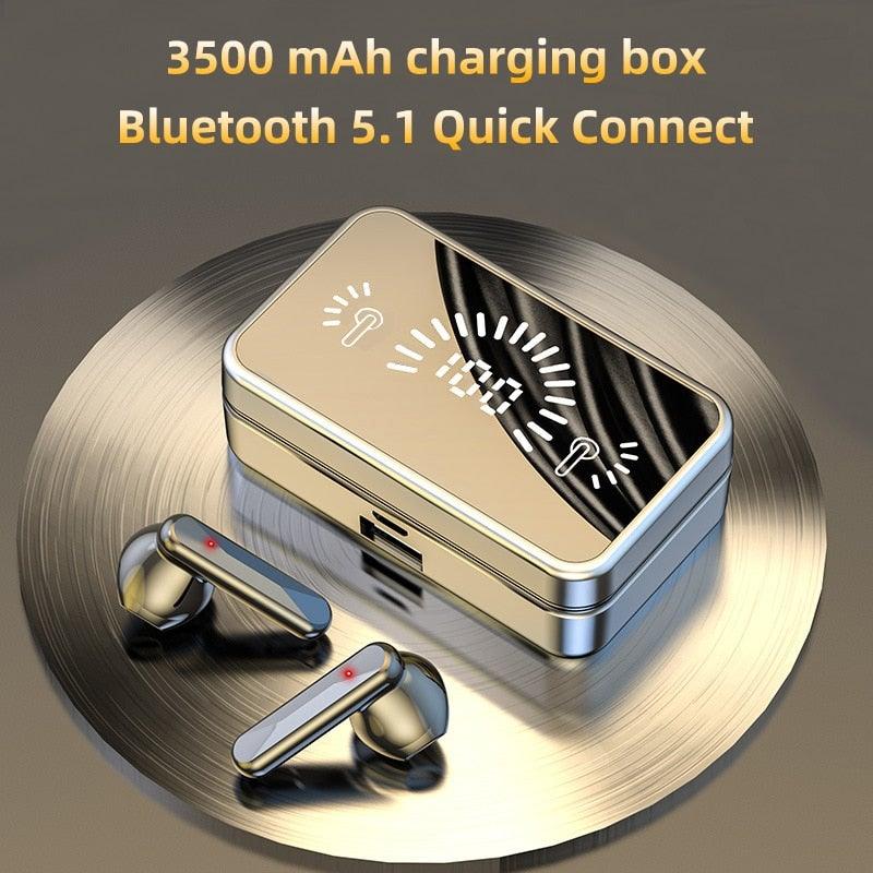 Écouteurs de sport sans fil Bluetooth 5.1 avec microphone