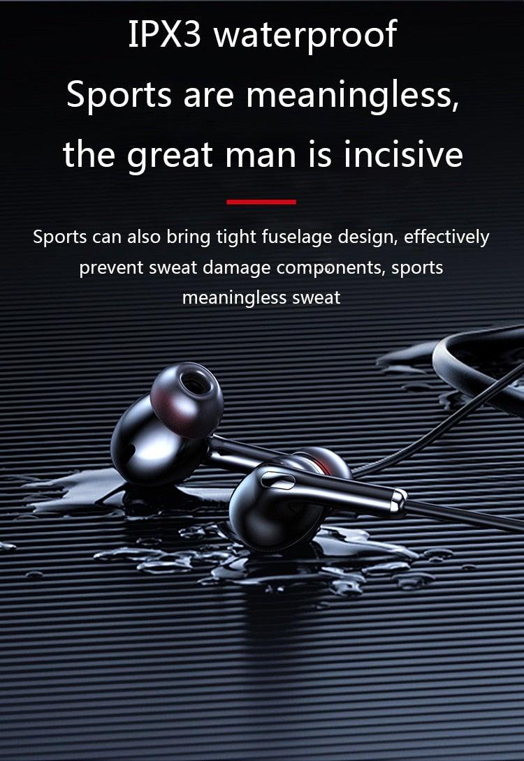 Premium Bluetooth Neckband Headphones with Noise Cancelling