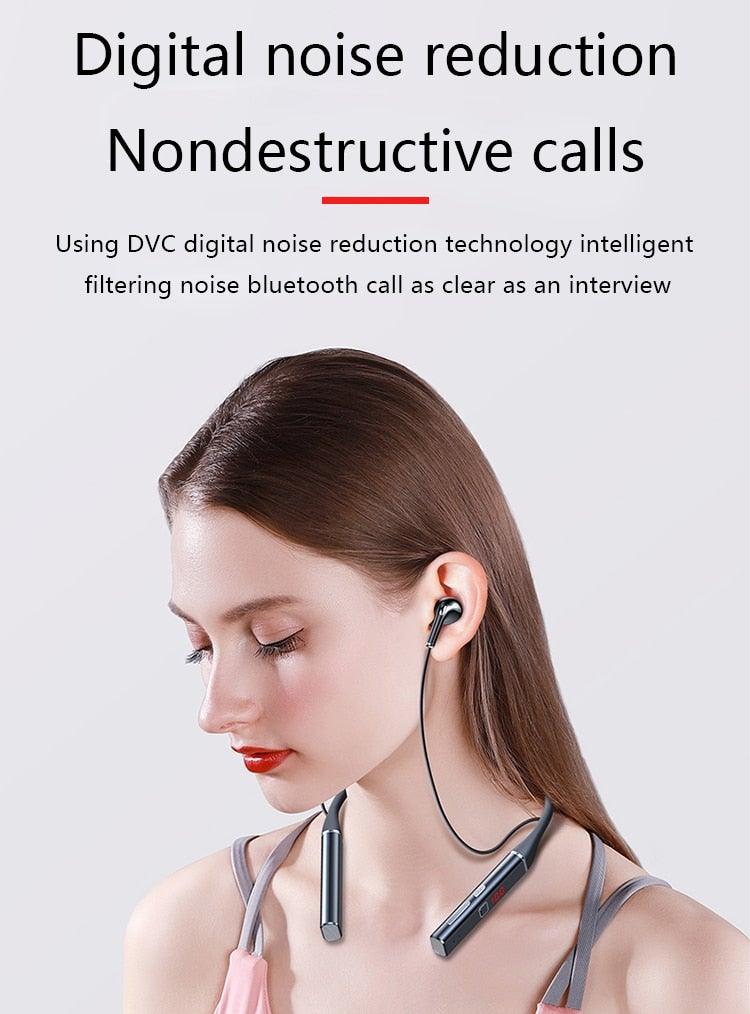 Premium Bluetooth Neckband Headphones with Noise Cancelling