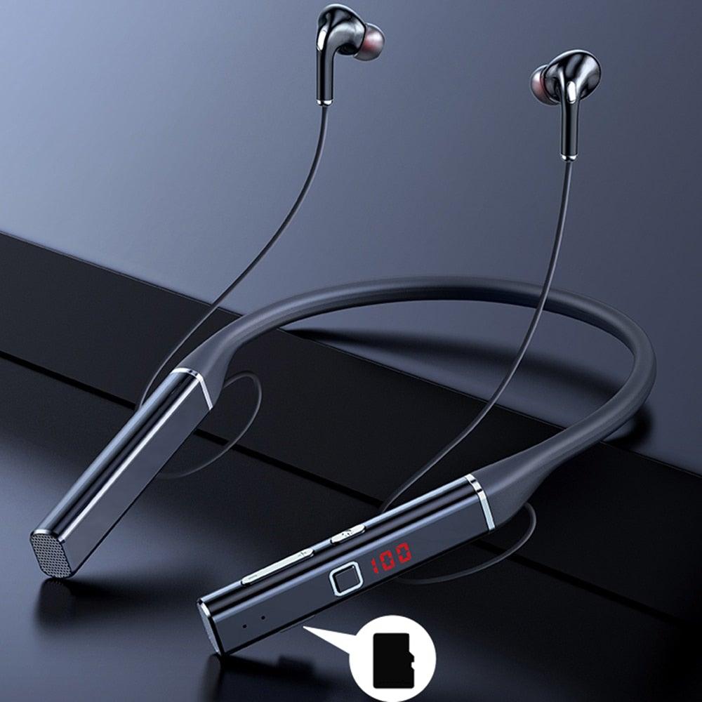 Premium Bluetooth Neckband Headphones with Noise Cancelling