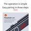 Premium Bluetooth Neckband Headphones with Noise Cancelling