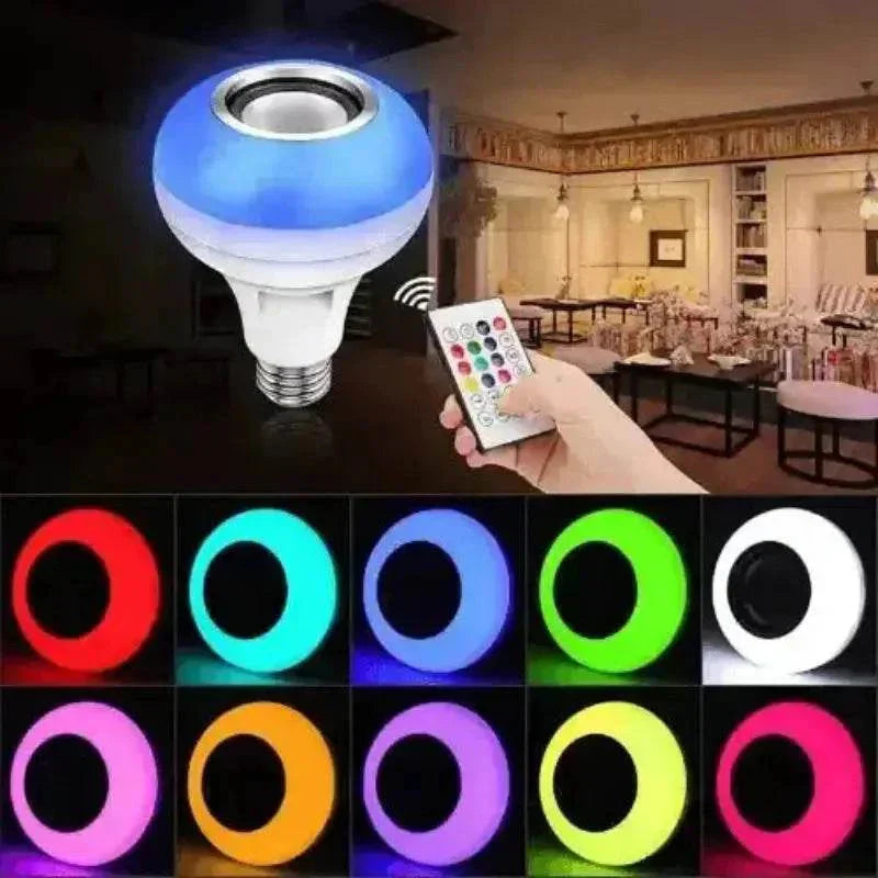 Ampoule musicale Bluetooth RGBW