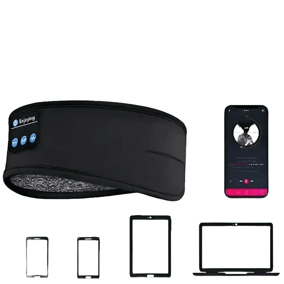 Auriculares Bluetooth para Dormir Música Banda para la Cabeza BT