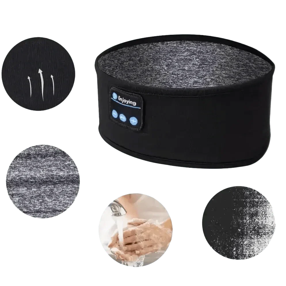 Auriculares Bluetooth para Dormir Música Banda para la Cabeza BT