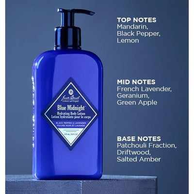 Jack Black Blue Midnight Hydrating Body Lotion - 16 oz