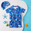 Maillot de bain une pièce flottant à imprimé cartoon