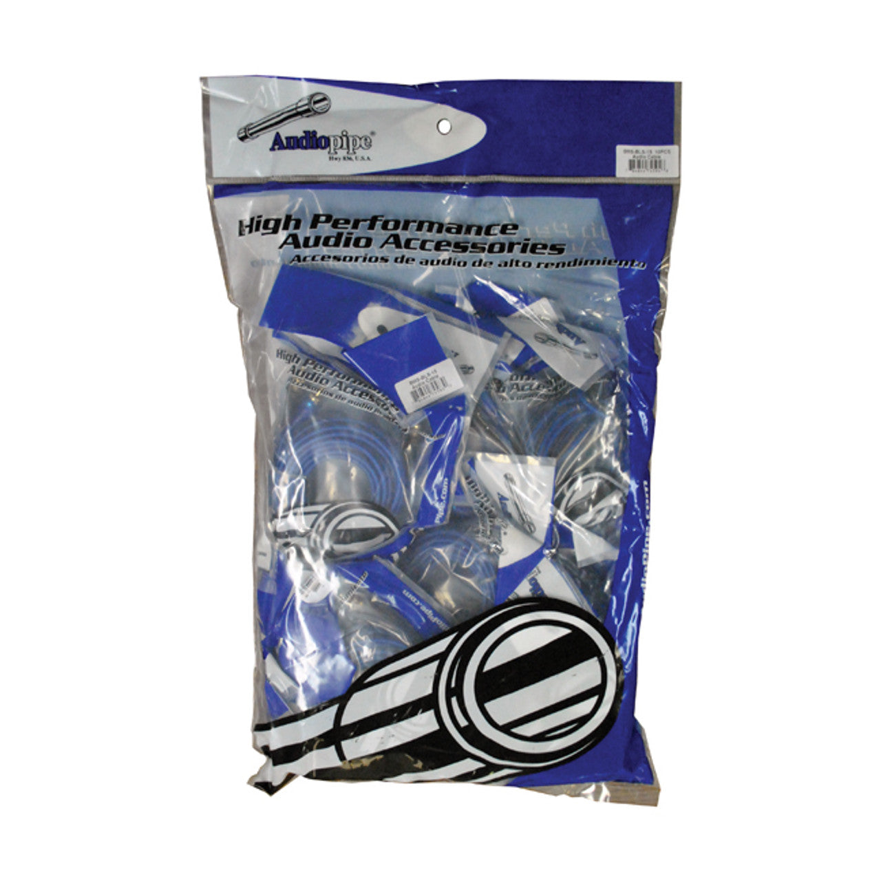Audiopipe Premium 15' RCA Cables - Bulk Pack of 10 - Korvel