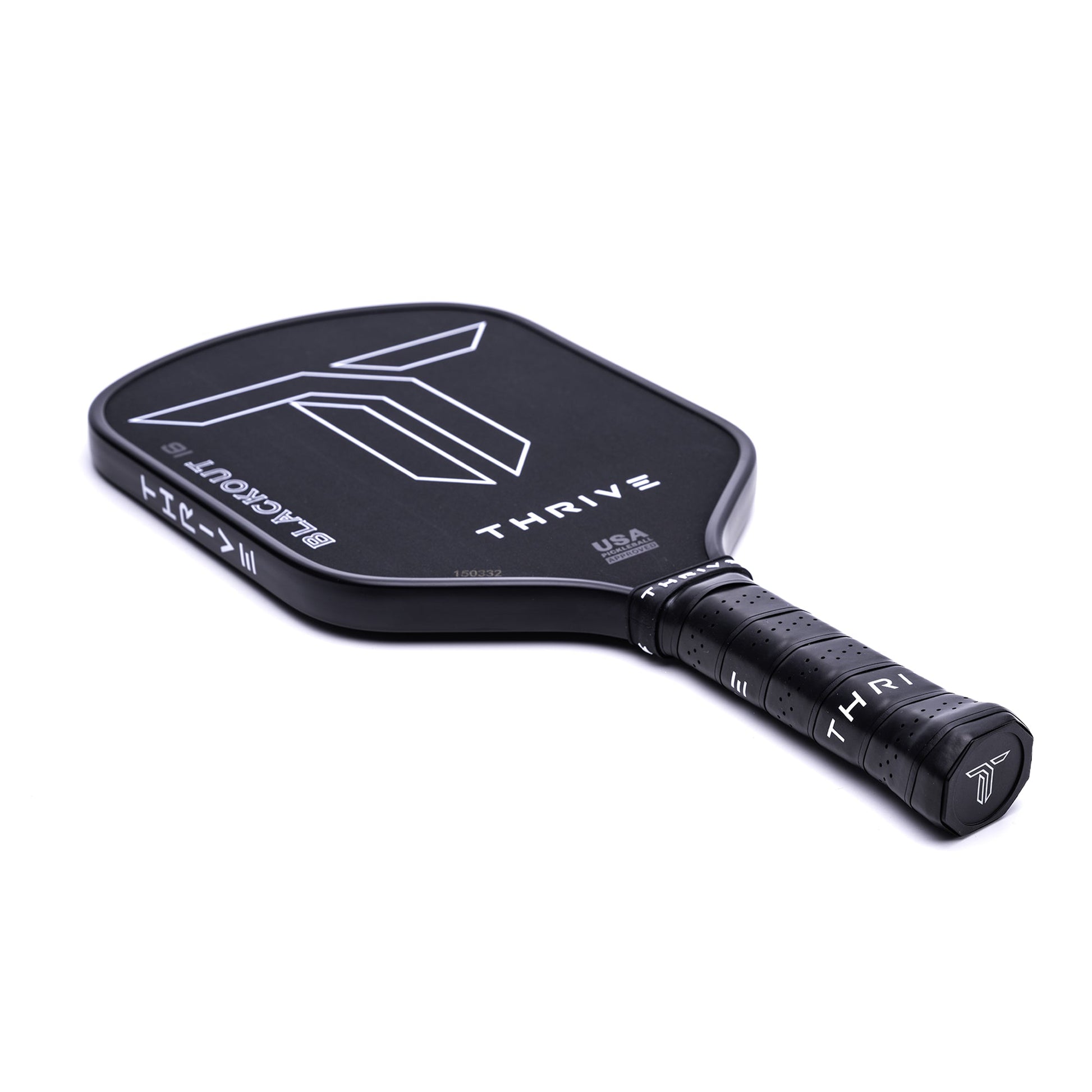 Power Series Blackout 16mm Pickleball Paddle with Accessories - Korvel