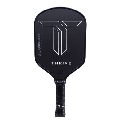 Power Series Blackout 16mm Pickleball Paddle with Accessories - Korvel