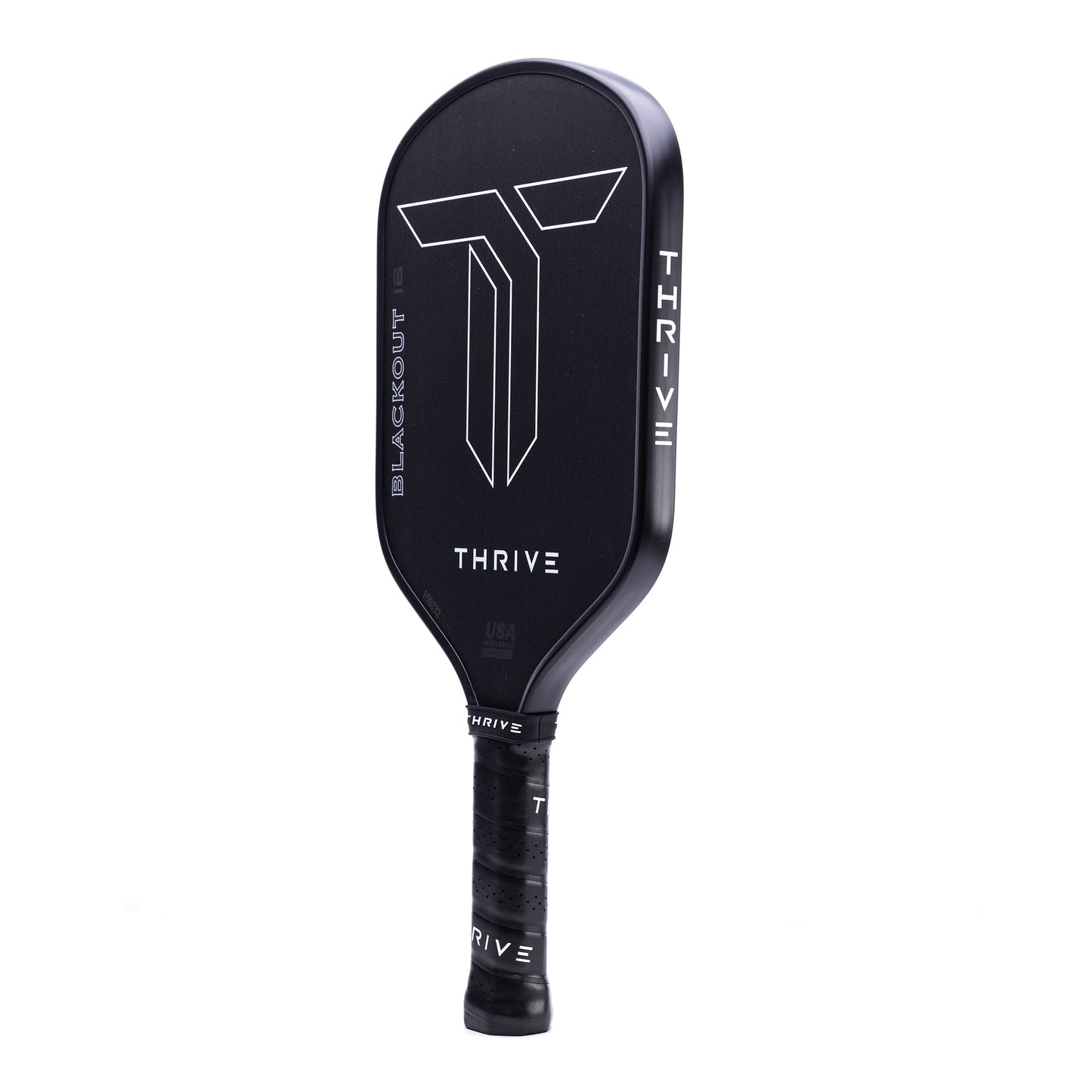 Power Series Blackout 16mm Pickleball Paddle with Accessories - Korvel