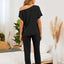 Boat Neck Top and Pants Lounge Set