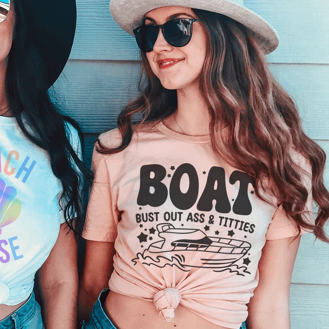 Boat Tee - Bold Cotton Casual Wear