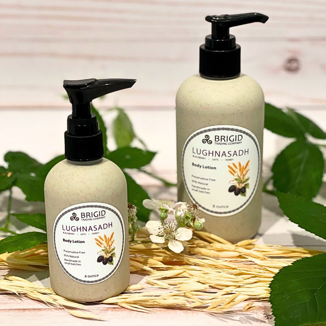 Lughnasadh Harvest Body Lotion - Blackberry, Oats & Honey Infusion - Korvel