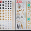 Tatouages temporaires pailletés or et argent - Imperméables et non toxiques