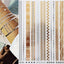 Tatouages temporaires pailletés or et argent - Imperméables et non toxiques
