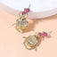 Vintage-Inspired Bohemia Earrings for Women - Gold-Plated Insect Design with Sparkling Diamonds - Korvel