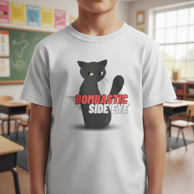 Camiseta de algodón pesado Bombastic Side Eye para niños