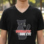 Bold Statement Unisex Cotton Tee - Side Eye Design
