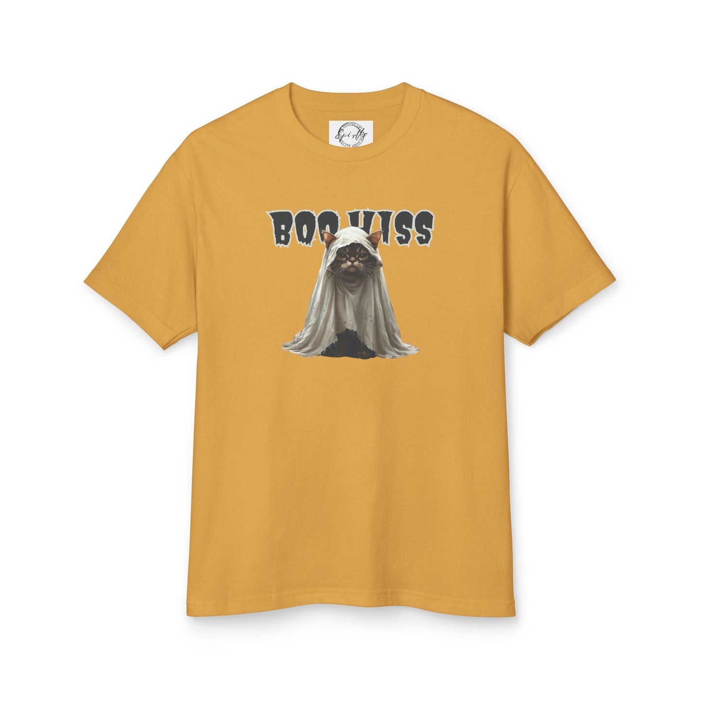 Spooky Kitty Ghost Unisex T-Shirt for All Occasions - Korvel