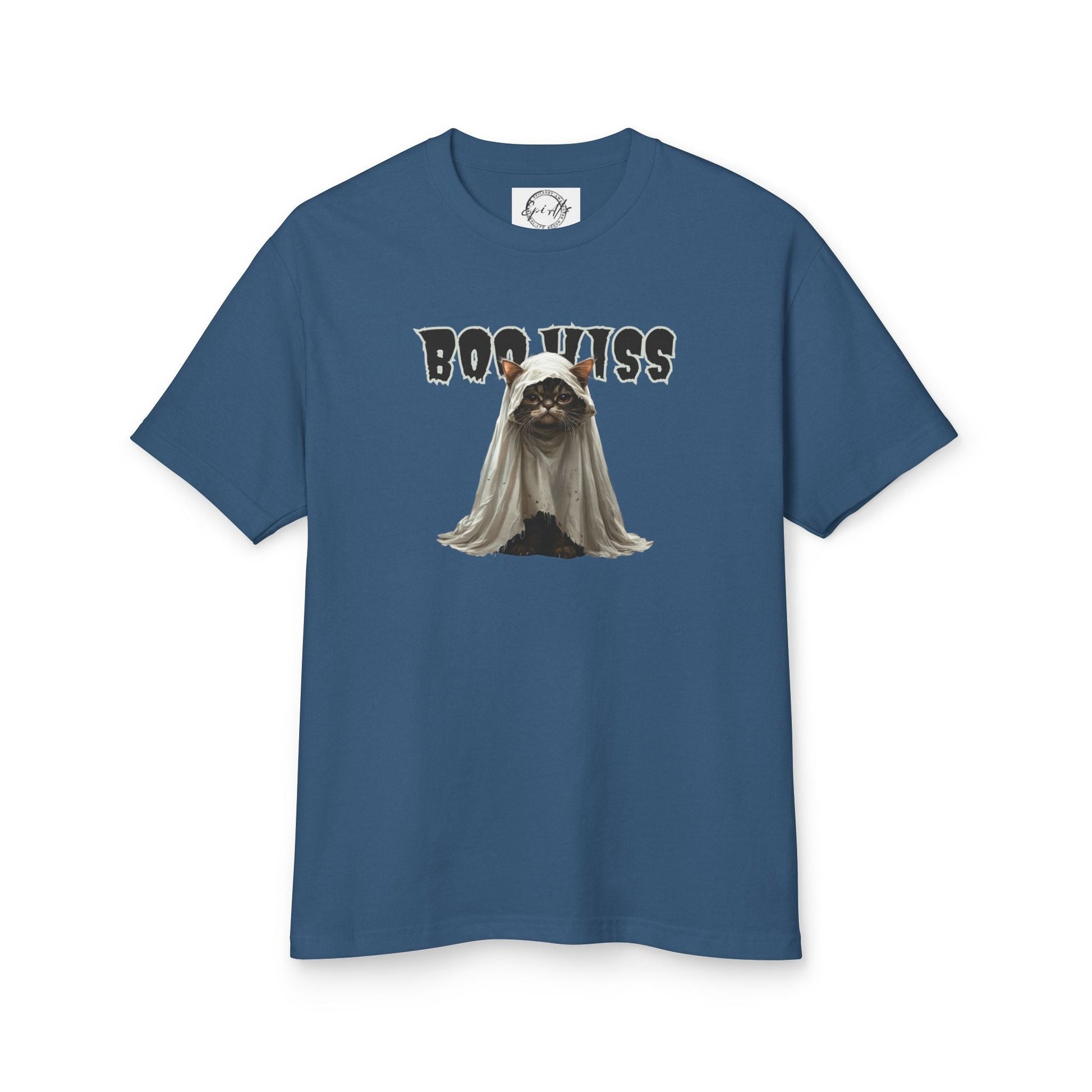 Spooky Kitty Ghost Unisex T-Shirt for All Occasions - Korvel