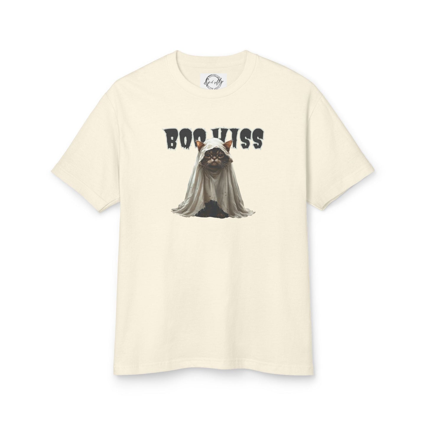 Spooky Kitty Ghost Unisex T-Shirt for All Occasions - Korvel