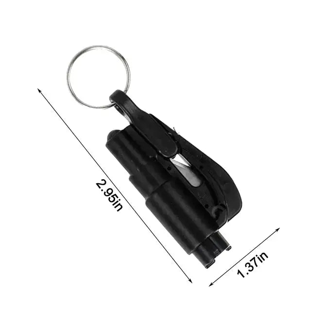 Marteau de sécurité pour voiture avec porte-clés - Outil d'urgence essentiel
