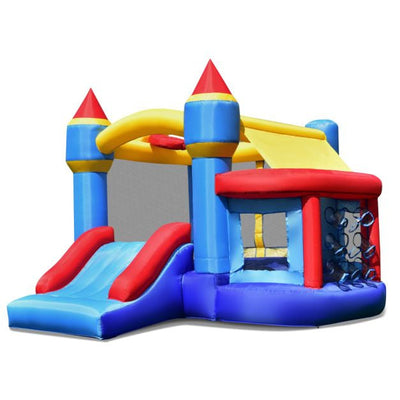 Castle Slide Inflatable Bounce House with Ball Pit