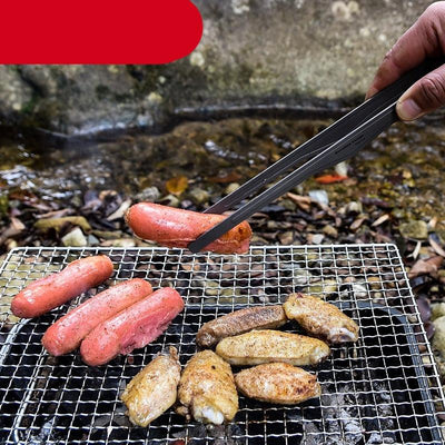 Boundless Kitchen Titanium BBQ Tongs - Premium Cooking Tool