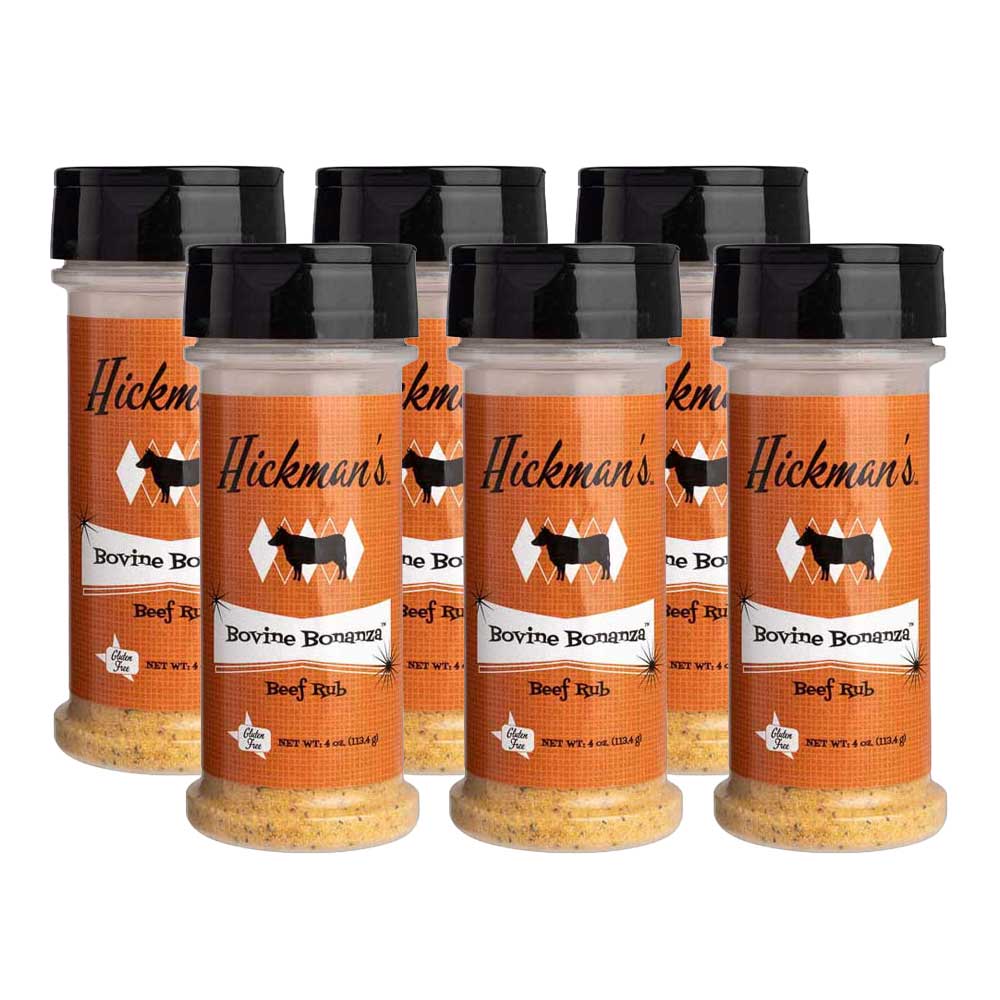 Rub à viande Bovine Bonanza de Hickman | Pack de 6
