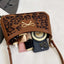 Bow Leopard PU Leather Crossbody Handbag